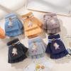 Cartoon Baby Chick Unisex Flip-Top Warm Gloves for Kids - Autumn/Winter