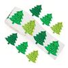 500 Pcs Christmas Stickers Roll Gllitter Tree/Maple Leaf/Santa Hat Seal Stickers Waterproof Self-Adhesive Decals