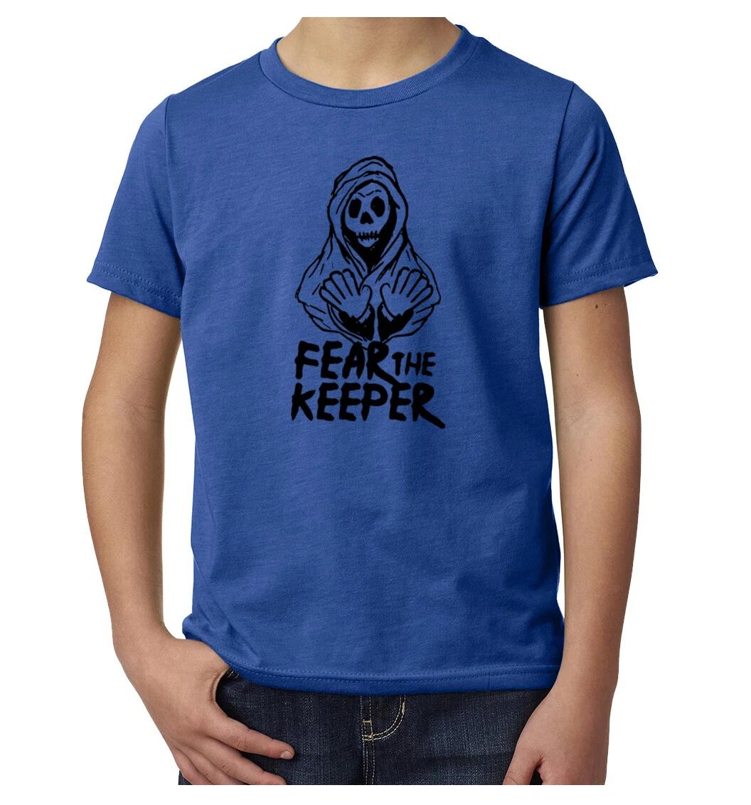 Fear the Keeper, Soccer Goalie Shirts, Youth Graphic tees Sports Shirts 4XL