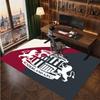 Tappeto in Velluto di Cristallo con Stampa del Sunderland Football Club, Comodo Assorbente d'Acqua Antiscivolo Tappeto per Pavimenti Interni