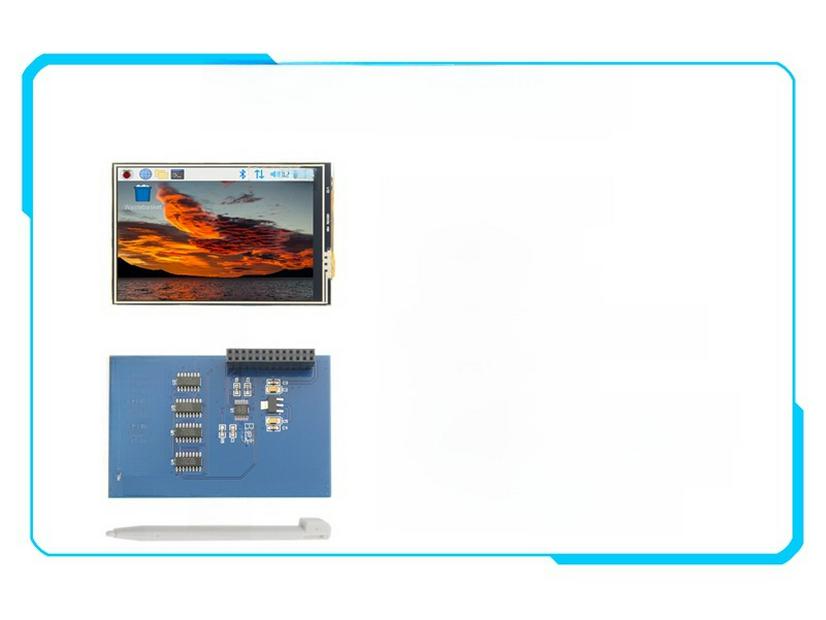 3,5" Raspberry Pi Touchscreen TFT LCD für Raspberry Pi 5/4B