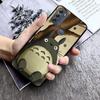 Cartoon Happy Totoro Cat Case for Motorola Moto EDGE 20pro 20lite E6 E7 Cover G STYLUS GPLAY GPOWER G 5G PLUS G30 G100 Coque