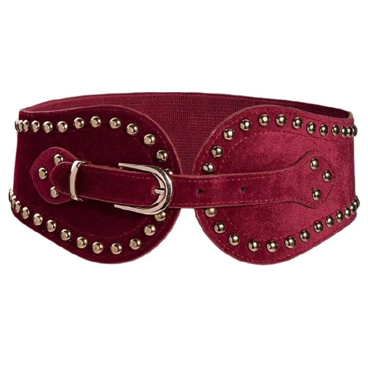 Waist Belt Chain Punk Studded for Casual Costume Belt for Jeans Dress