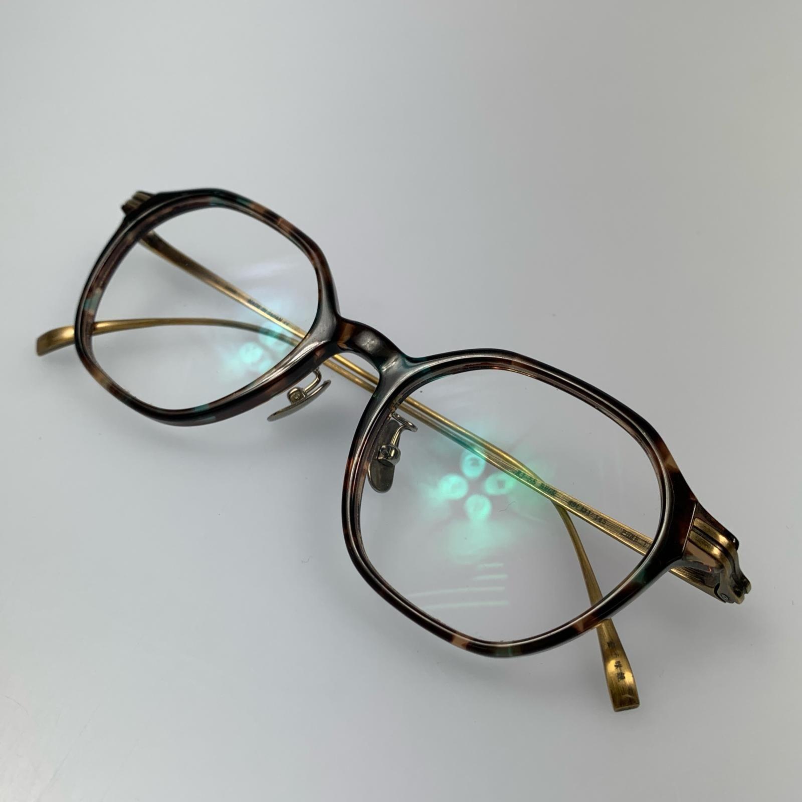 Used [Himeji Higashi Store] Used Kaneko Glasses | Kanekogan Kyokaneko Glasses Glasses KJ-55 BRGR Size:4921 [116]