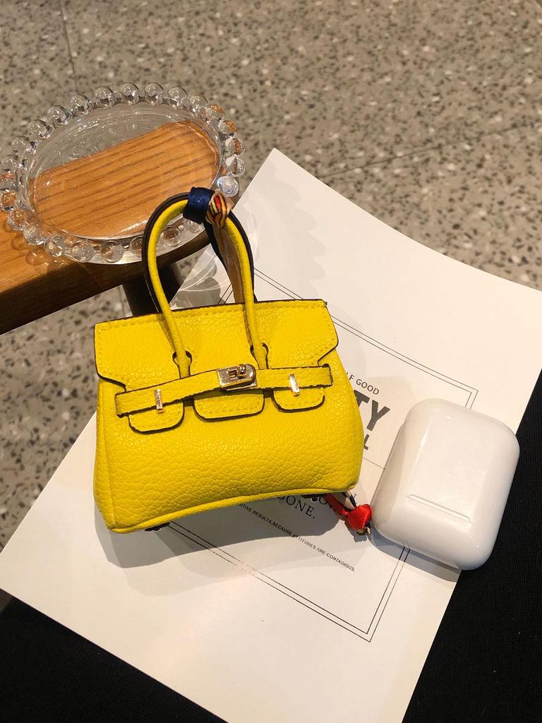 Mode H Mini Birkin Bluetooth Kopfhörer & Münzbörse Schlüsselanhänger Anhänger