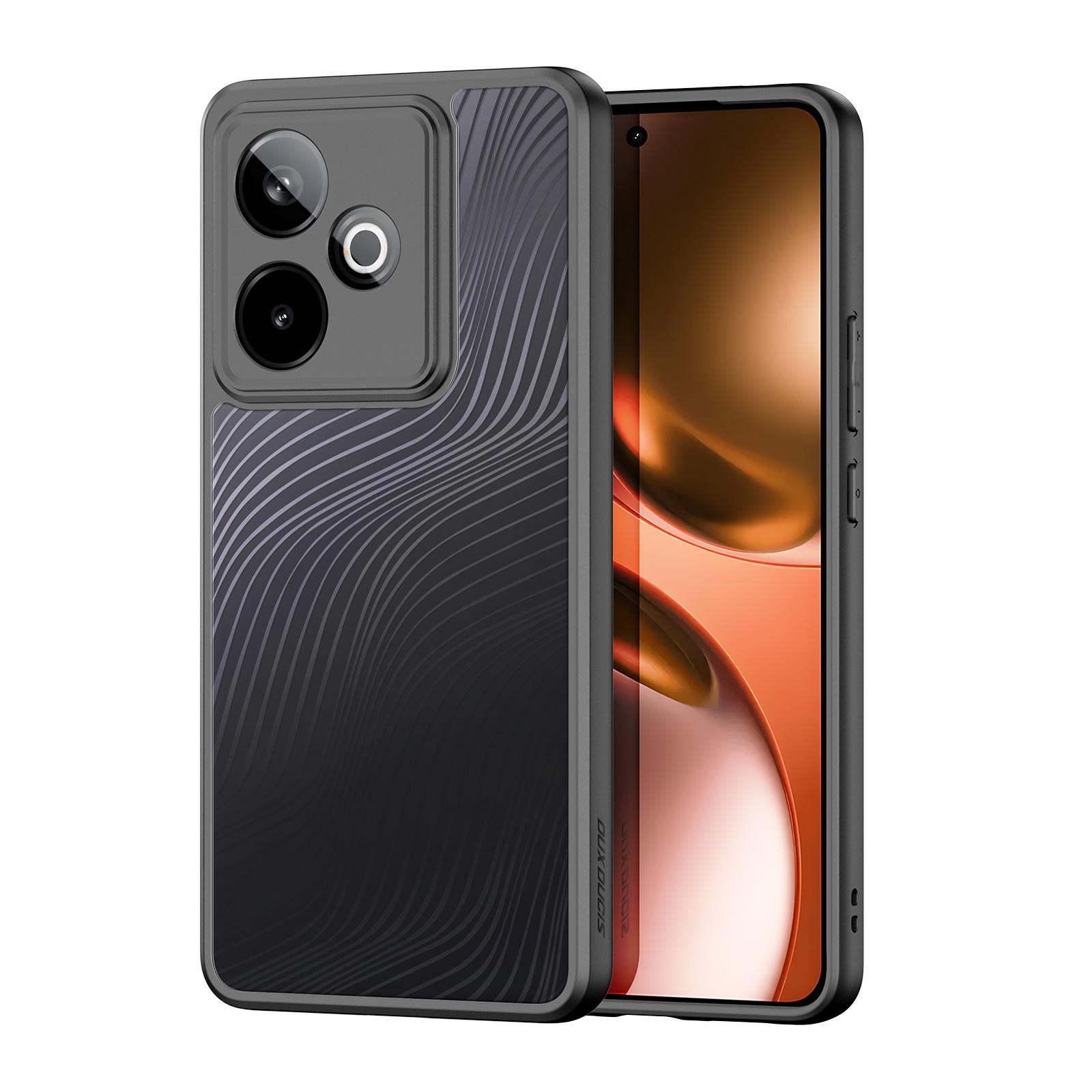 

Для Realme GT 7 5G/GT 7T 5G Чехол DUX DUCIS Серия Aimo ТПУ+ПК Матовый Противоударный Чехол для Телефона (Сертификация REACH) Black