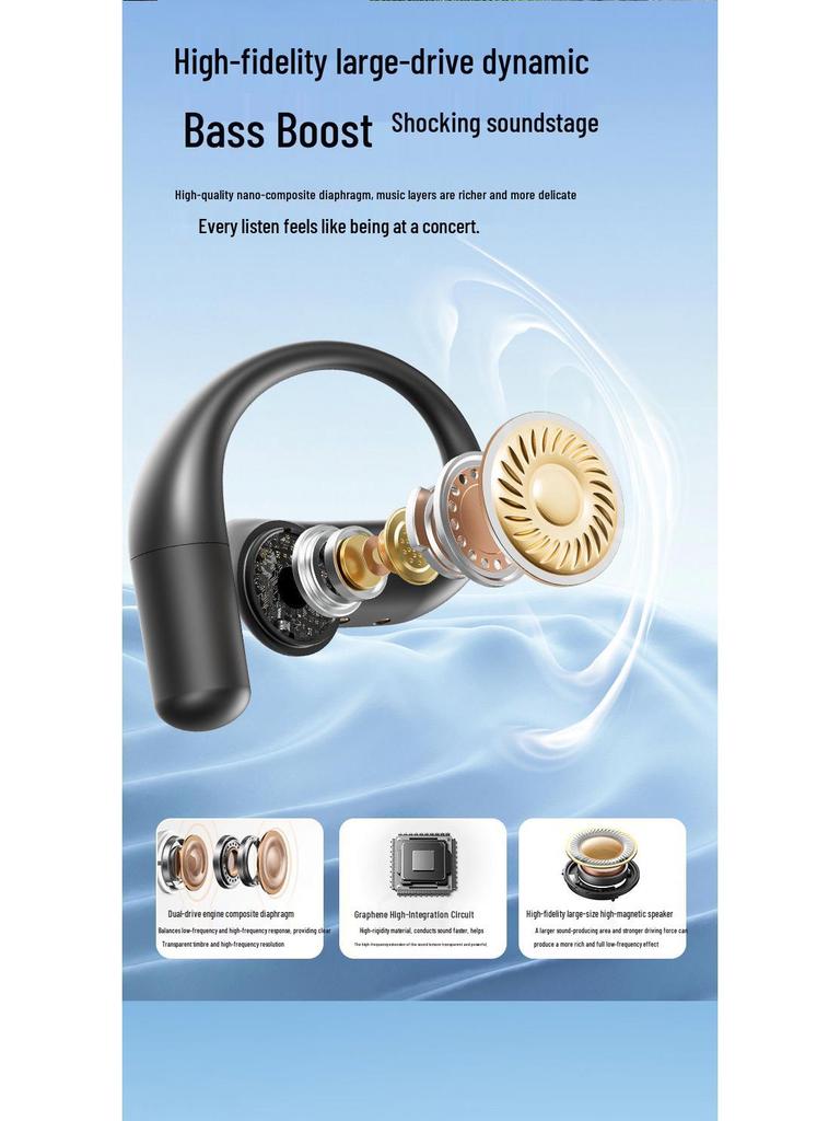 Casque Bluetooth M118: Longue durée de vie de la batterie, Réduction du bruit, Traduction IA transfrontalière, Moulage personnalisé, Options supra-auriculaires/intra-auriculaires.