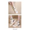 Autumn New Thick Soled Height Increasing White Shoes for Casual and Versatile Sports