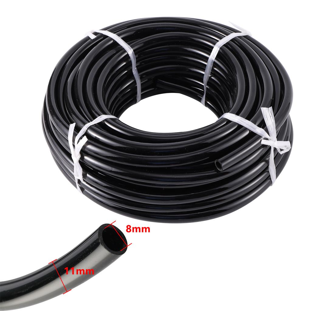 15m Garden Watering Hose PVC Micro Irrigation Pipe 3/5mm 4/7mm 8/11mm 12/16mm Greenhouse Bonsai Irrigation System Sprinkler Tube