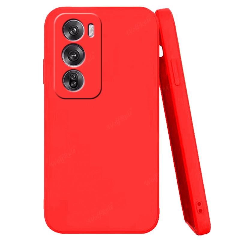 For OPPO Reno 12 5G Case Cover Reno 12 Capas New Liquid Silicone Bumper Shockproof TPU Soft Fundas OPPO Reno 12 Reno12 5G Global