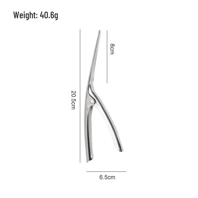 

304 Stainless Steel Shrimp Peeler and Sheller Tool for Quick Shelling of Mantis Shrimp and Crawfish.