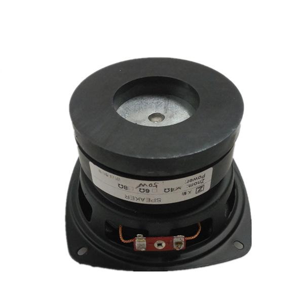 

4-дюймовый автомобильный сабвуфер 50 Вт, 4-8 Ом, с большим ходом диффузора, для Hi-Fi баса Black-Single Magnet 4Ω 50W