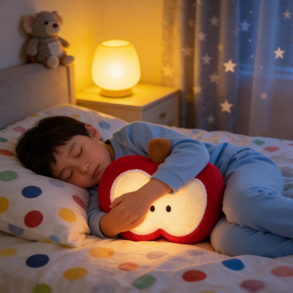 Plush Fruit Pillow With Soft Short Plush For Office Comfort And Relaxation