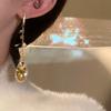 Diamond-encrusted Crystal Pearl Water Drop Fringed Earrings, Fashionable and Exquisite Earrings, Light Luxury and High-end New Earrings for Women