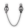 Erotic BDSM Unisex Metal Japanese Clover Style Body Nipple Clamps Brutal Bondage Restraint Dark Chain Sex Toy