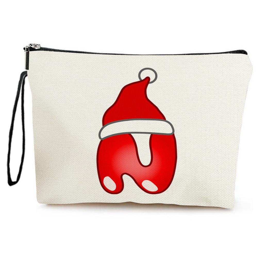 Christmas Candy Cosmetic Bag Women's Portable Storage Bag