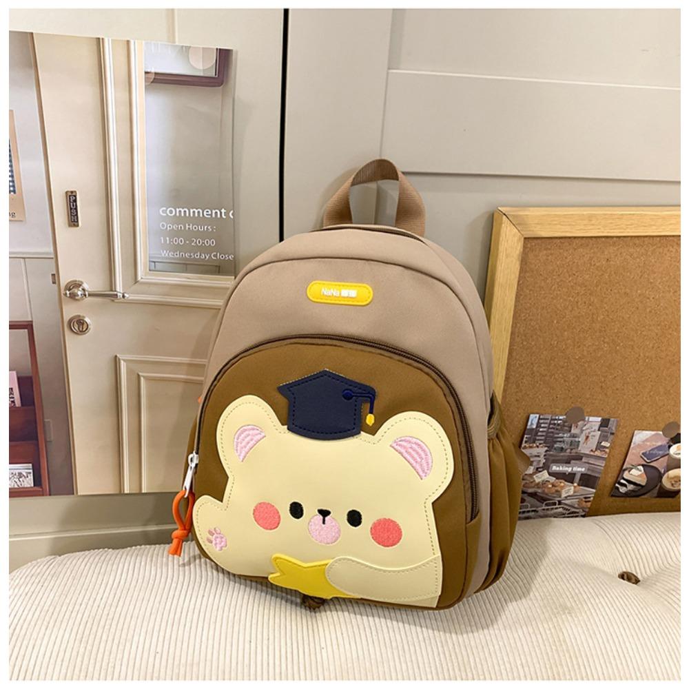 Милый детский школьный рюкзак с изображением зайчика, маленький детский рюкзак для среднего класса, детский школьный рюкзак хаки