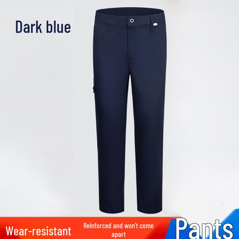 Men's Polyester Long-Sleeve Workwear Set - Moisture-Wicking Uniform for Auto Repair and Labor Protection