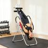 Inversion Table, Folding Steel, 0-90, Adjustable Peg Lock, 122 x 59 x 130 cm, Red