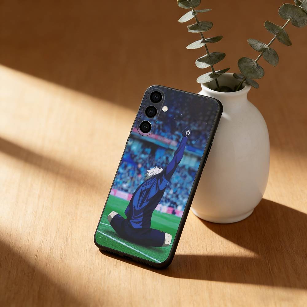 Anime B-Blue Lock Phone Case For Samsung Galaxy A91,80,73,72 ,71,53,52,32 ,31,22,21s,20,Soft Black Case