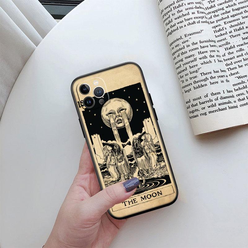 Hexe Divination Tarot Mond Neu Hochwertige Handyhülle für Xiaomi Poco M4 M5 M6 M7 X3 X6 X7 Pro