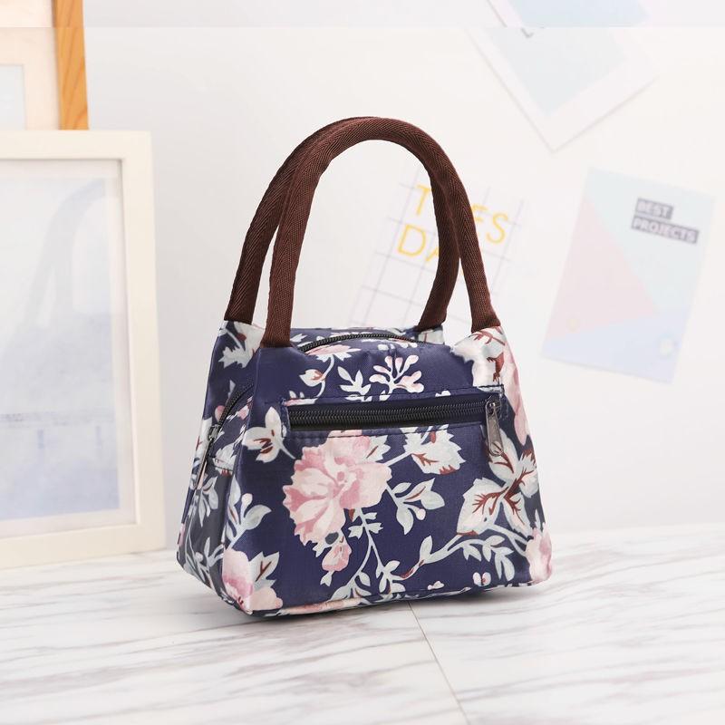 Womens Mini Tote Bag Crossbody Phone Pouch Lightweight Oxford Fabric Handheld Purse Work Daily Use