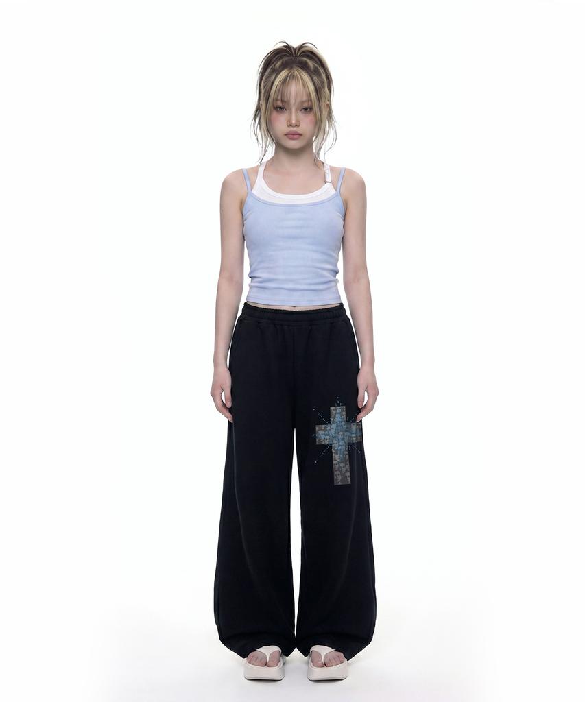 GRAVER [Unisex] Luminance Training Wide Pants_2 Colors