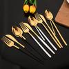 20Pcs Mirror Pink Gold Flatware Cutlery Set Sainless Steel Home Dinnerware Party Fork Spoon Knife Kitchen Dinner Tableware Set