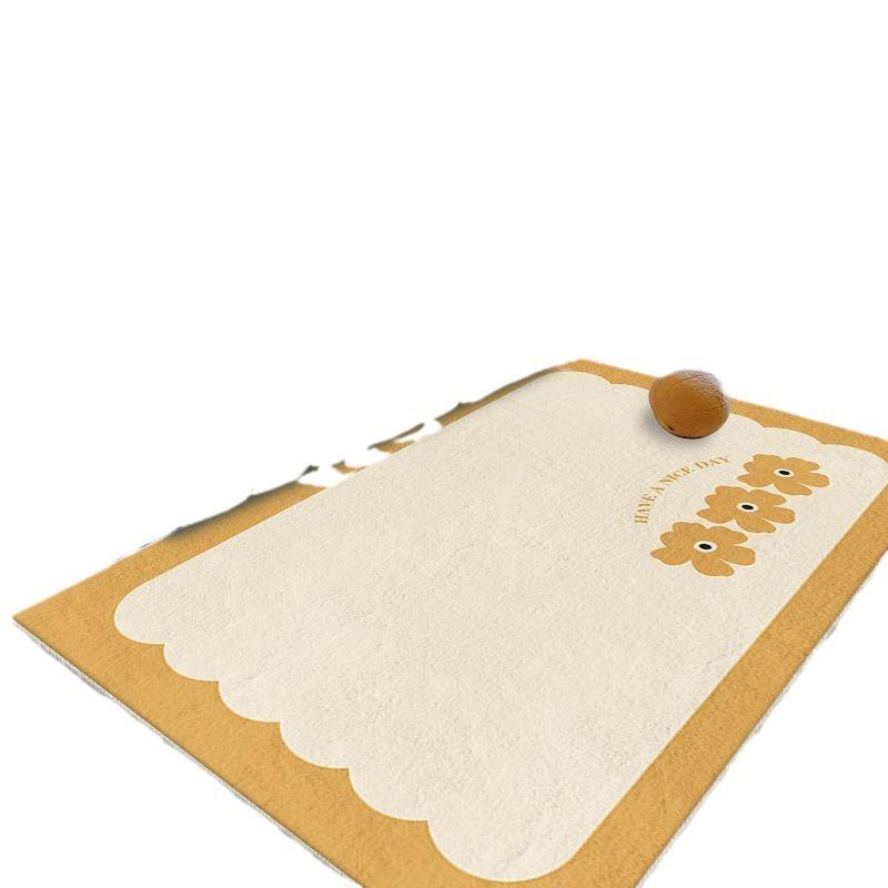 Living Room Carpet Imitation Cashmere Ins Wind Full Spread Coffee Table Blanket Simple Cream Wind Large Area Bed Blanket Thickened Cushion