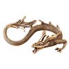 1Pc Brass Dragon Figurine Desktop Home Tea Pet Best Gift Wealth Cabinet Ornaments Decoration Figurine Brass Dragon Miniatures