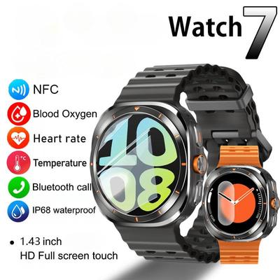 Watch 7 Ultra Smartwatch GPS Compass NFC Smart Watch Outdoor Sports Man AMOLED BT Call IP68 Smartwatch