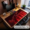 Music General Theme Custom Mouse Pad Personalized With Name Text Customized Desk Mat For Office Home Decor