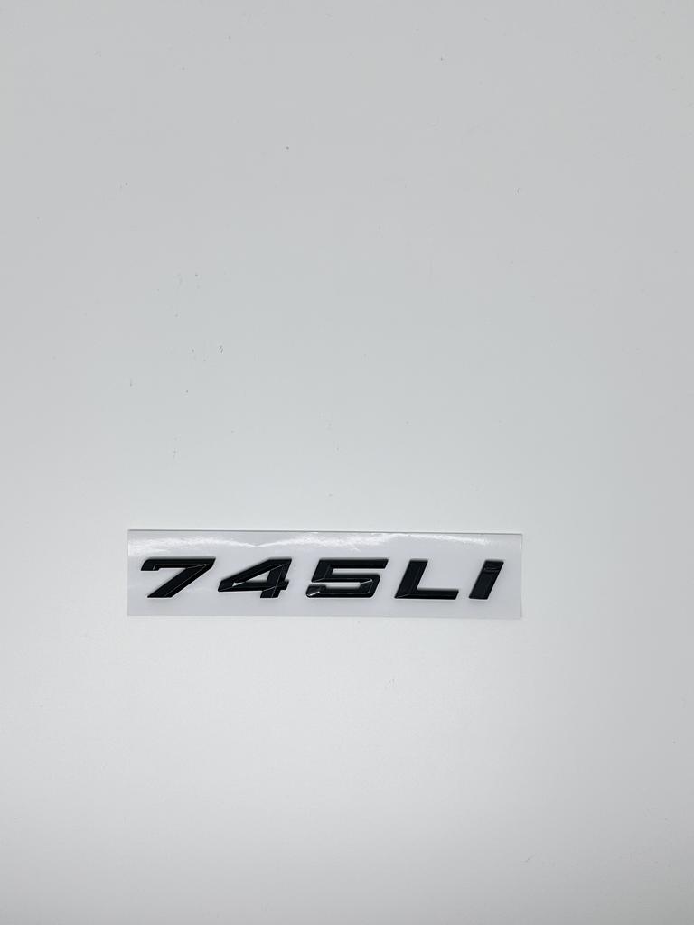 3D ABS Car Trunk Letters Logo Decals Badge Emblem Sticker For BMW 7 Series 730Li 740Li 745Li 750Li 760Li G11 G12 E38 E65 E66 F01