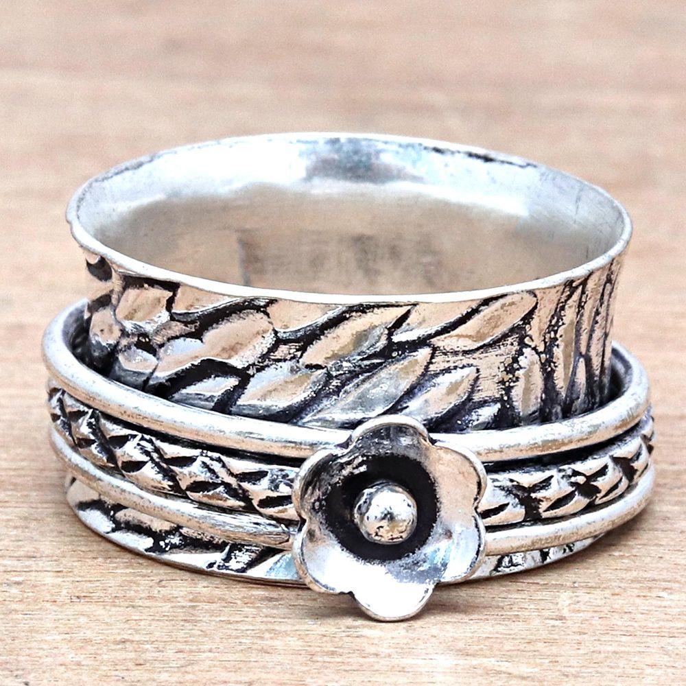 No Stone Gemstone Handmade Silver Jewelry  "9"