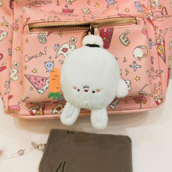 Cute Rabbit Plush Pendant Cartoon Plush Toy Stuffed Animal Bunny Doll Pendant