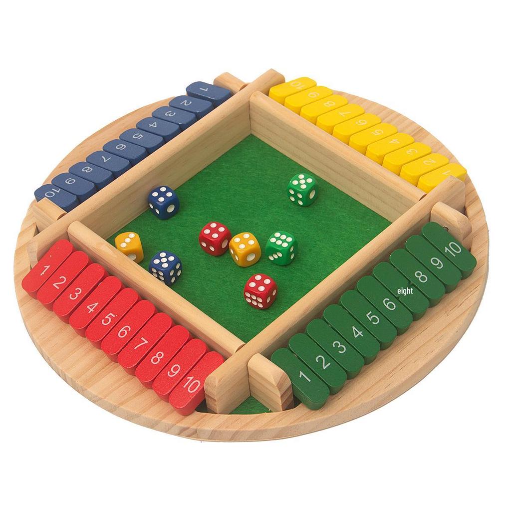 Dwustronna gra karciana typu flip: Czterostronne inspirowane szachami puzzle imprezowe dla dorosłych i rekwizyty do picia