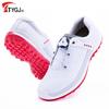 Women's Waterproof Breathable Golf Shoes with Rotating Buckle and Anti-Slip Sole