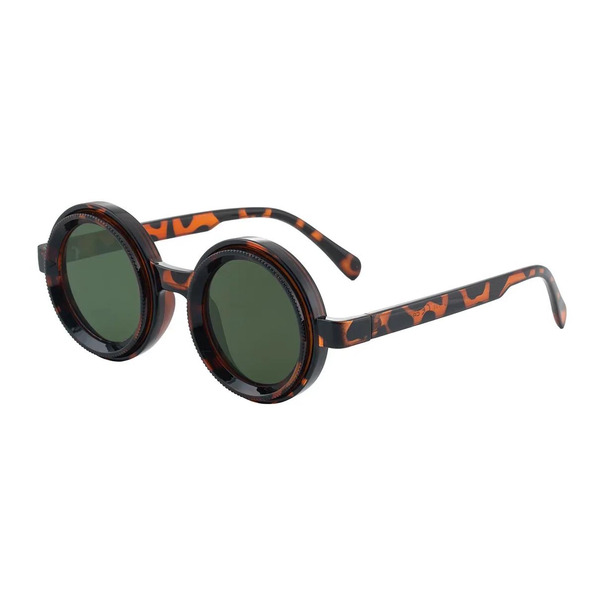 

New Style ND Adjustable Zoom Round Glasses Frame Sun Glasses Neutral Outdoor Driving Use Fishing Steampunk Style UV400 Protection Sun Glasses