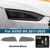 For hot A5/S5 B9 A6/S6 A7/S7 C8 A8/S8 D5 Car Headlight TPU PPF Protective Film Pre Cut Smoke Black Vinyl Wrap Anti-Scratch Film