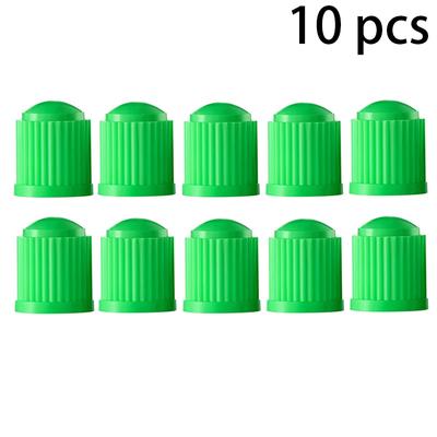 10Pcs Car Motorcycles Bike Bicycle Universal Car Valve Cap Plastic Wheel Tire Air Stem Cover Dust Tyre Valve Caps