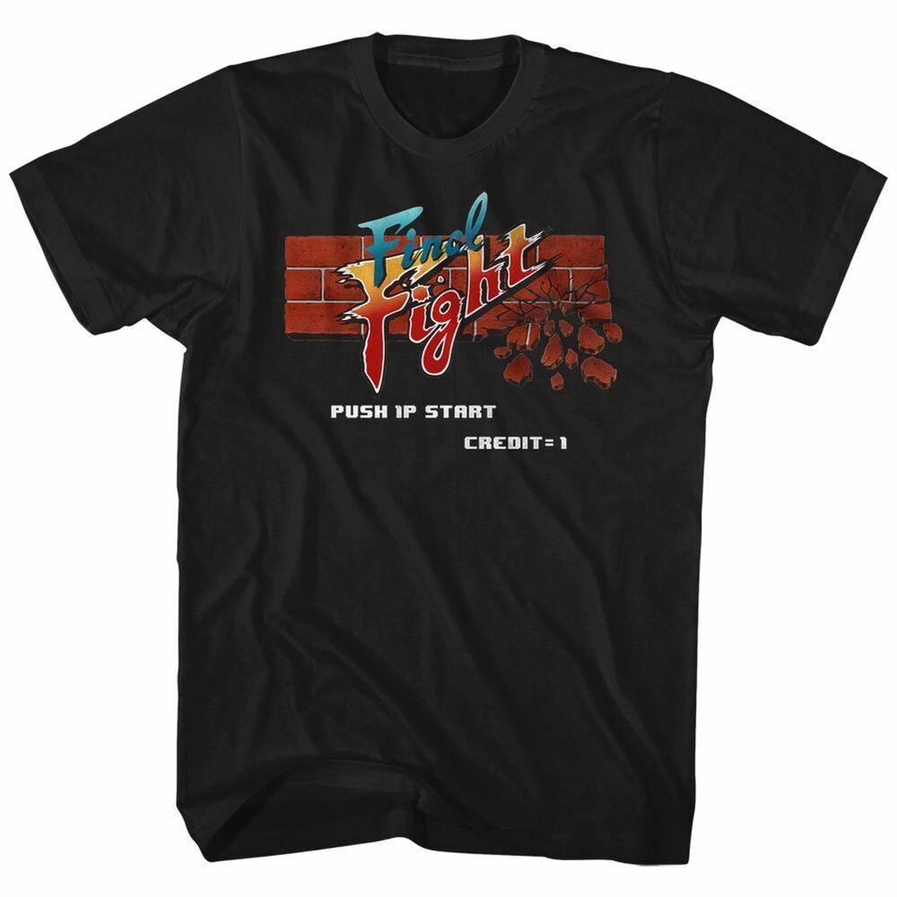 

Final Fight Arcade Black Adult T-Shirt 4XL