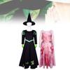 Costume da Cosplay di Halloween Malvagio Per Personaggi Magici In Morbido Tessuto di Poliestere