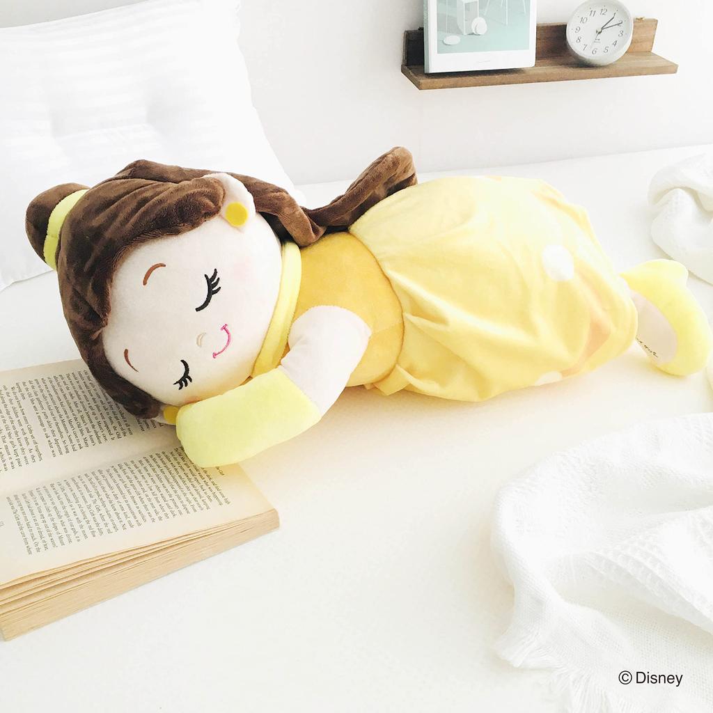 MORIPiLO Morishita Disney Beauty and the Beast Belle Body Pillow M 45cm Large Stuffed Toy Cushion Character Goods Pillow Disney Princess Yellow