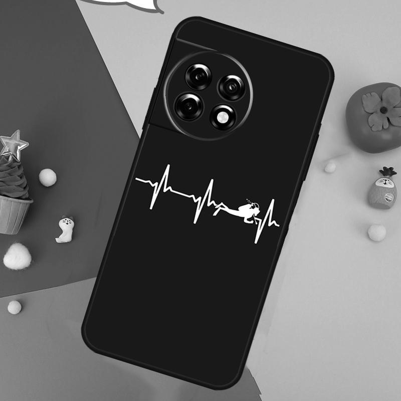 Scuba Diver Diving Back Case For OnePlus 15 13R 13 13T 12 12R 11 10 10T 8T Nord CE 5 2 3 4 Lite N20 N30 Cover