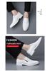 2025 Men's White Leather Height Increasing Formal Shoes - Casual Business Pointed Toe Fashion