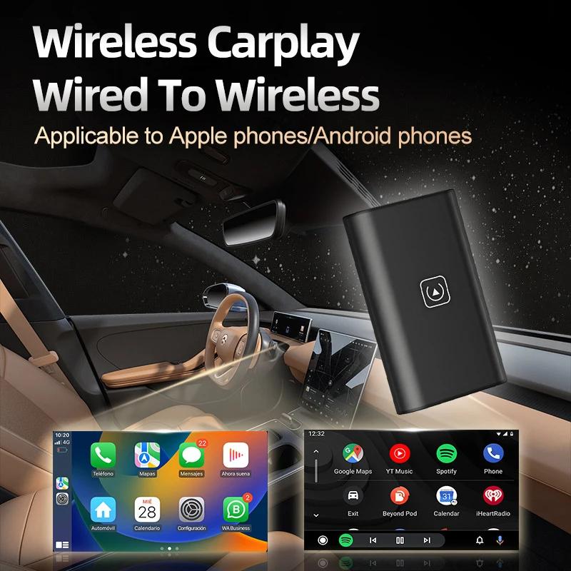 KXQH9 For BMW X1 X3 X4 X5 X6 Wireless CarPlay Video Box Android Auto Adapter Carplay Smart Box BT WiFi Plug And Play Multimedia Player