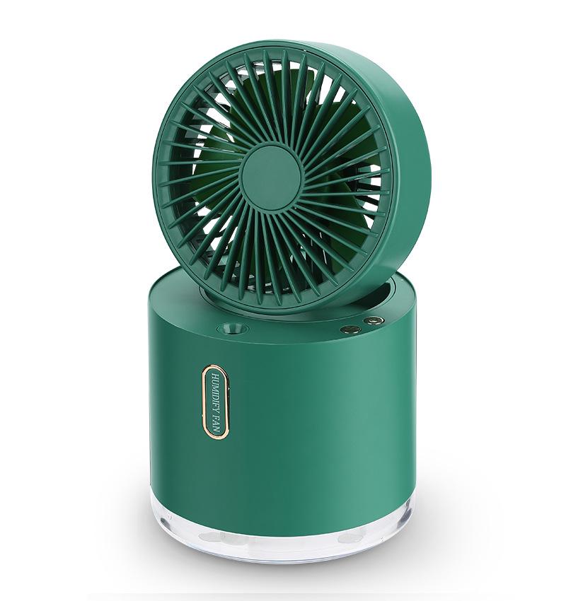 Portable Multi-Function Folding Humidifier Fan with Cold Spray and Oscillation
