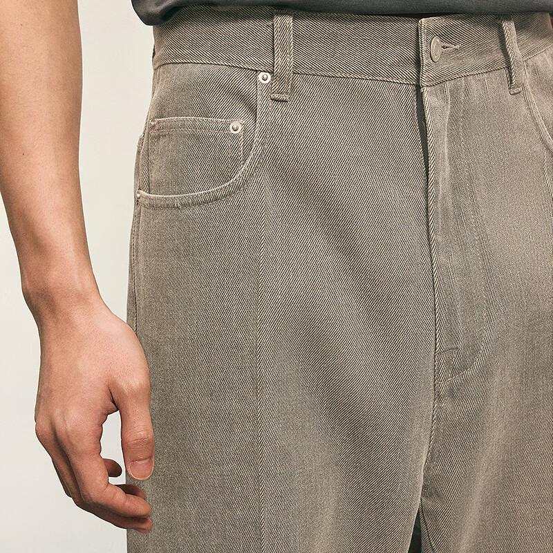 CROQUIS Men's 2025 Autumn Loose Wide-Leg Jeans