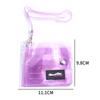 Transparent Women Purse Pvc Laser Clear Jelly Bag Mini Money Credit Card Holder Clear Wallet Bags Ladies Purse With Neck String