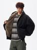 Unisex Reversible Hooded Fleece-Lined Cotton Jacket—Thick, Solid Color, Double-Sided Outerwear for Winter